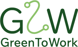 Logo GreenToWork – incentivi per la mobilità sostenibile aziendale