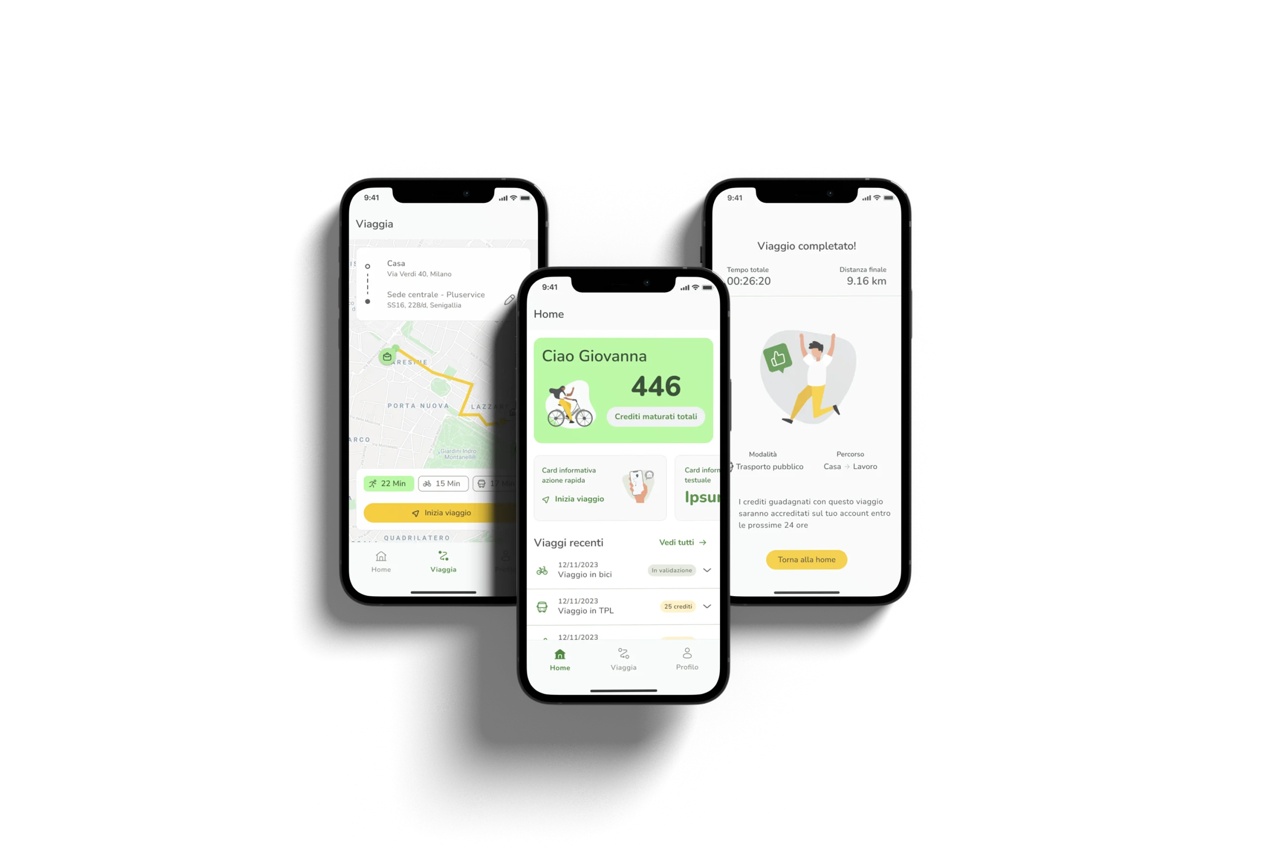 App GreenToWork per tracciare e incentivare gli spostamenti sostenibili